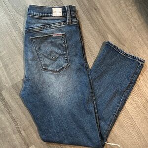 Hudson Distressed Ankle Jeans